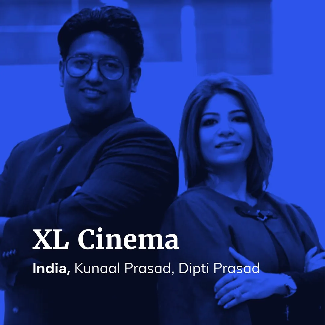 XL Cinema founder portrait: Dipti Prasad & Kunaal Prasad, India