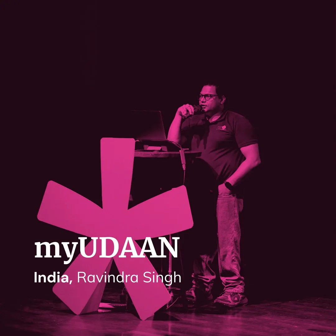 MyUDAAN founder portrait: Ravindra Singh, India