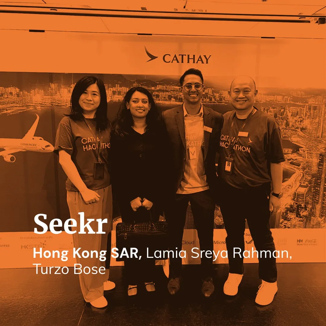 Seekr founder portrait: Lamia Sreya Rahman, Hong Kong SAR