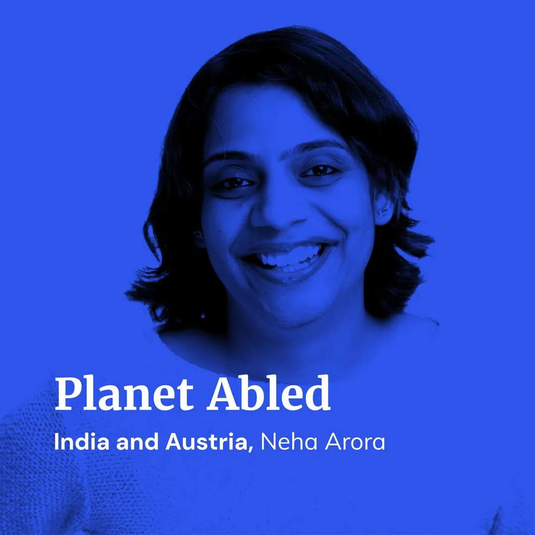Planet Abled founder portrait: Neha Arora, India