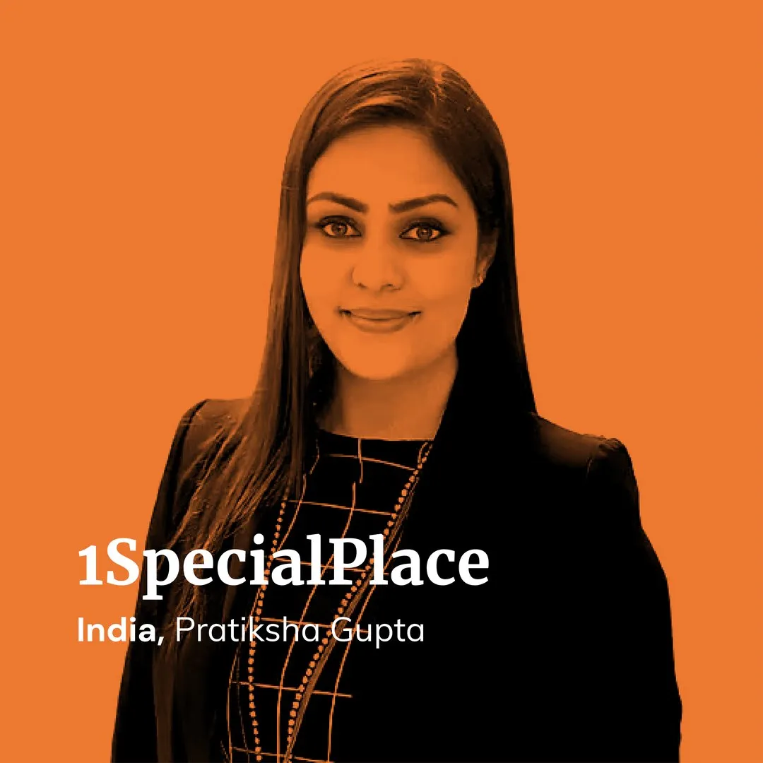 1SpecialPlace founder portrait: Pratiksha Gupta, India
