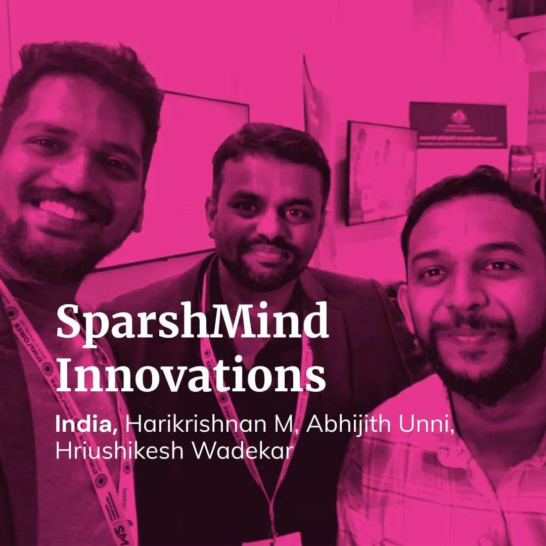 SparshMinds founder portrait: Hari Krishnan M, India