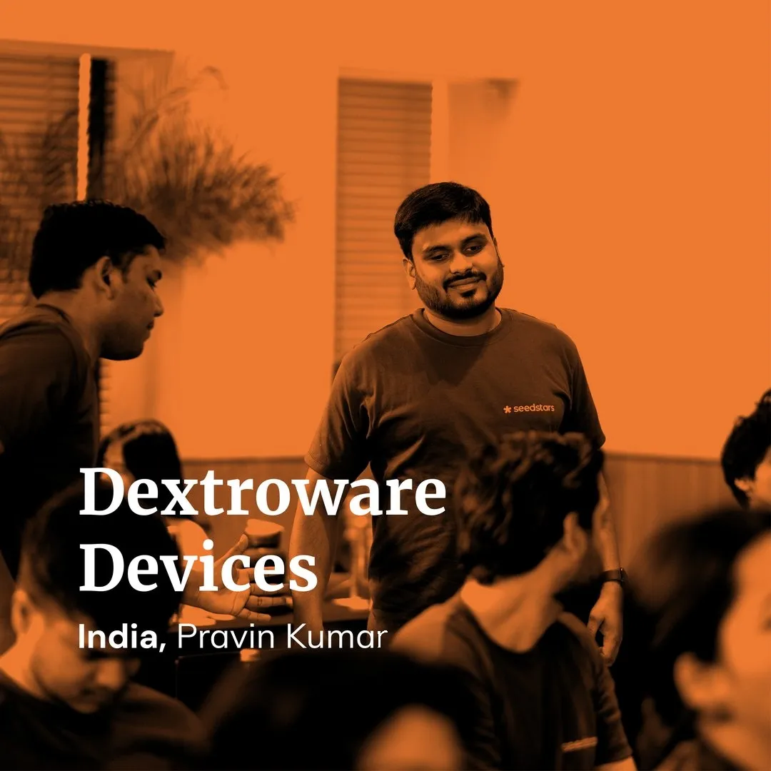 Dextroware Devices founder portrait: Pravin Kumar, India