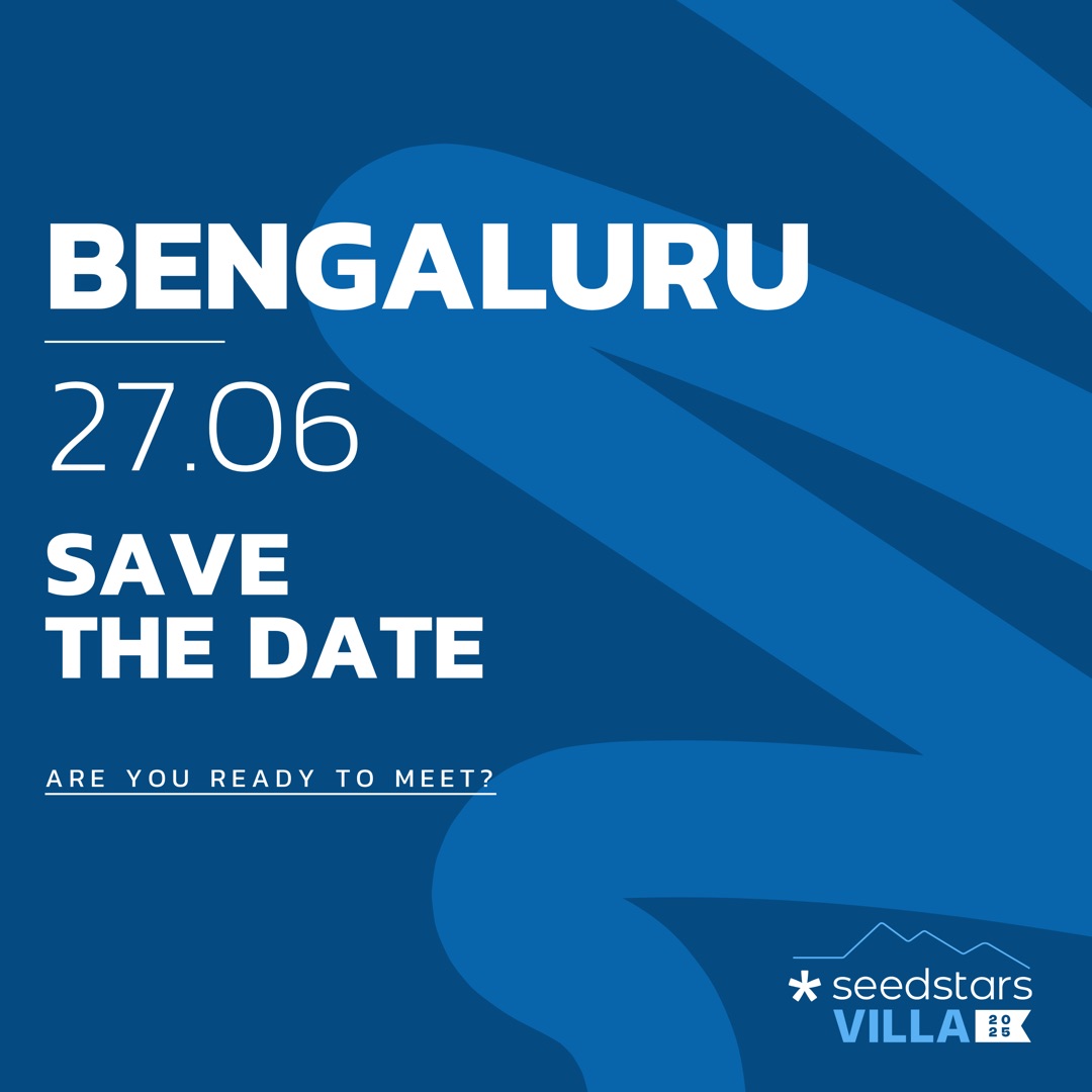 Seedstars Villa Bengaluru event cover, 27 June 2025